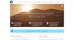 Desktop Screenshot of nacoocheepresbyterian.org